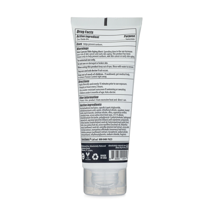 SPF 8 Mineral Sunscreen 3 fl oz