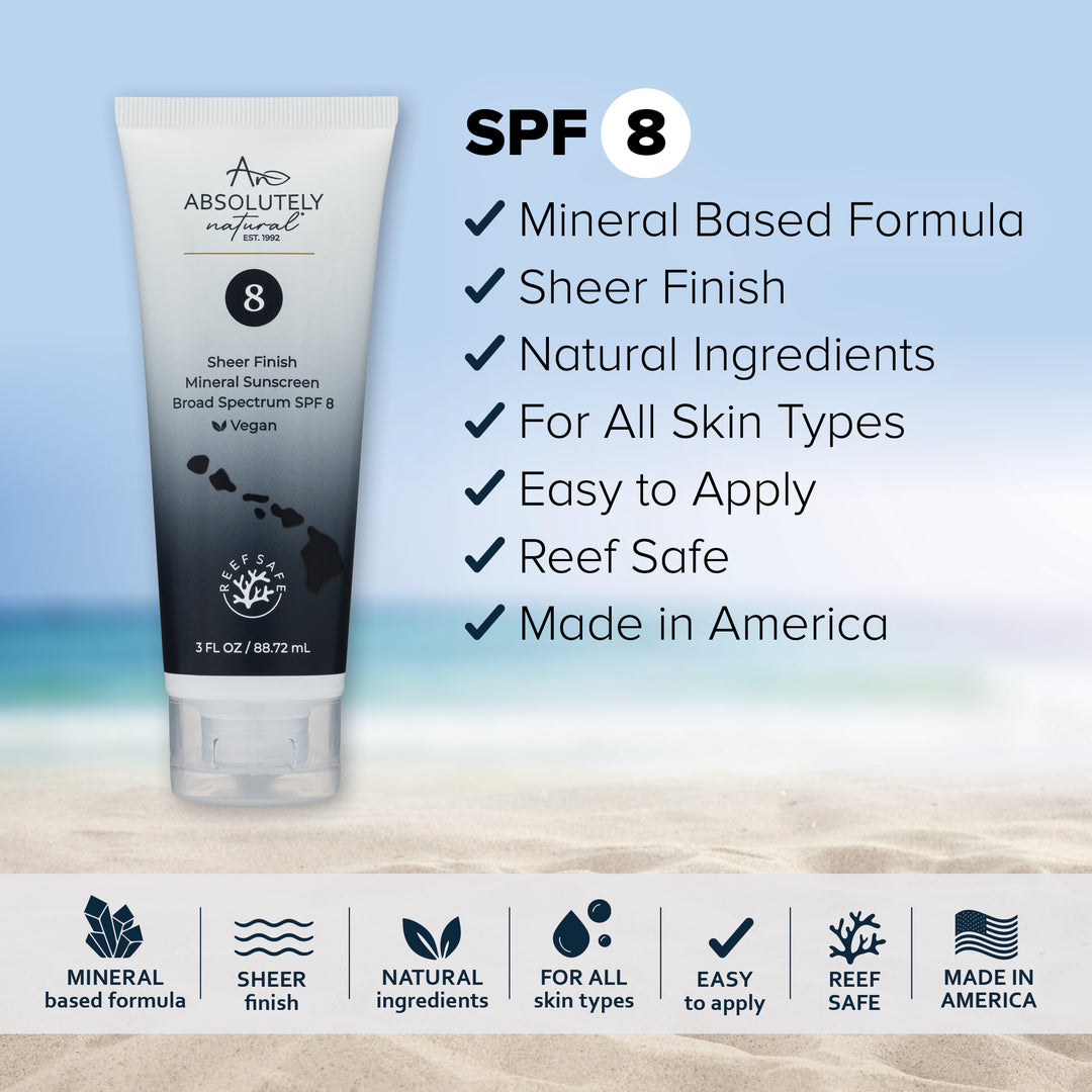 SPF 8 Mineral Sunscreen 3 fl oz