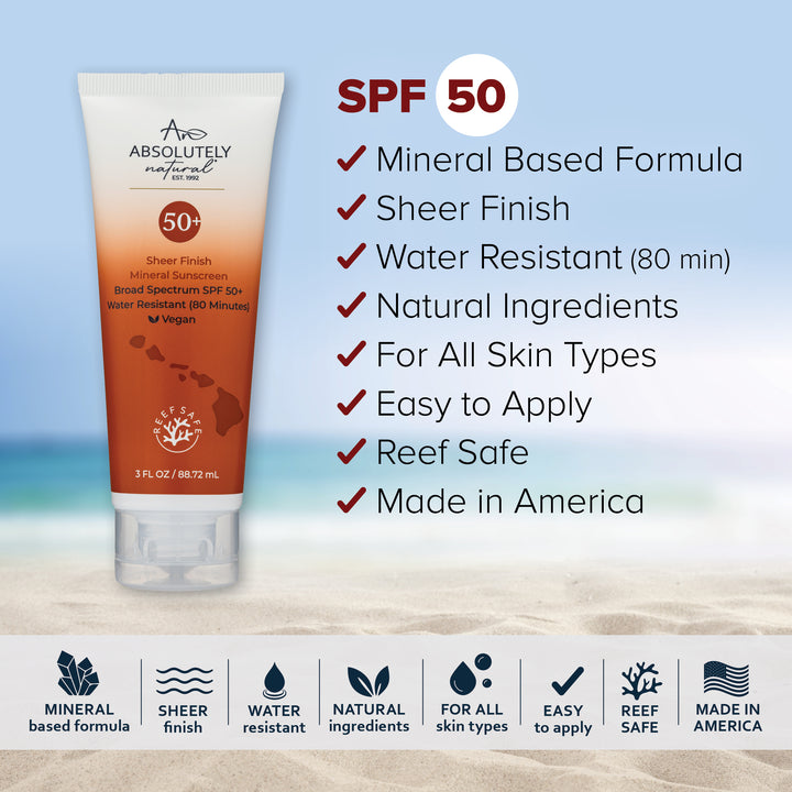 SPF 50+ Mineral Sunscreen 3 fl oz