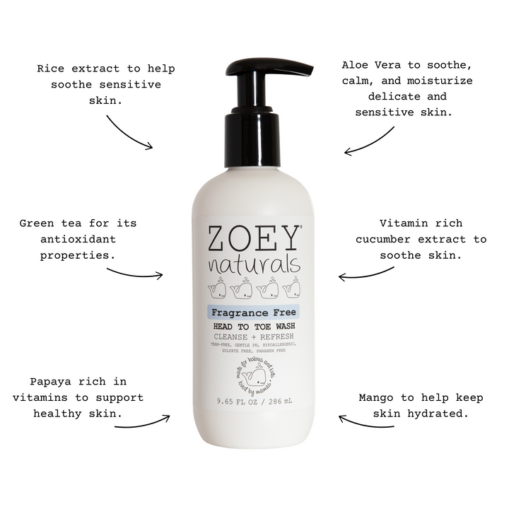 Fragrance Free Head To Toe Wash