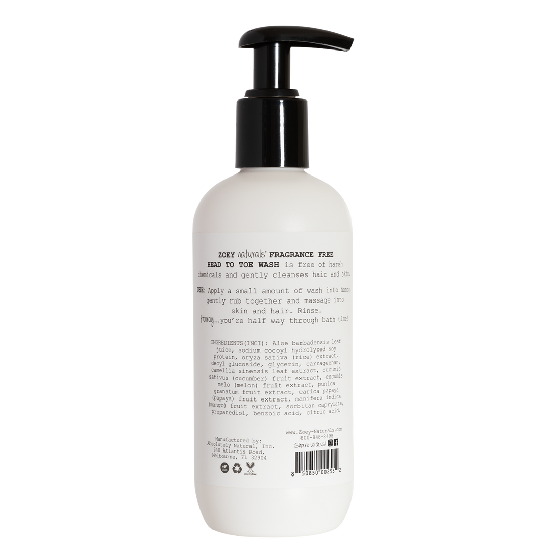 Fragrance Free Head To Toe Wash