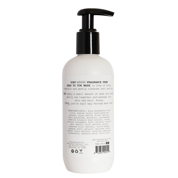 Fragrance Free Head To Toe Wash