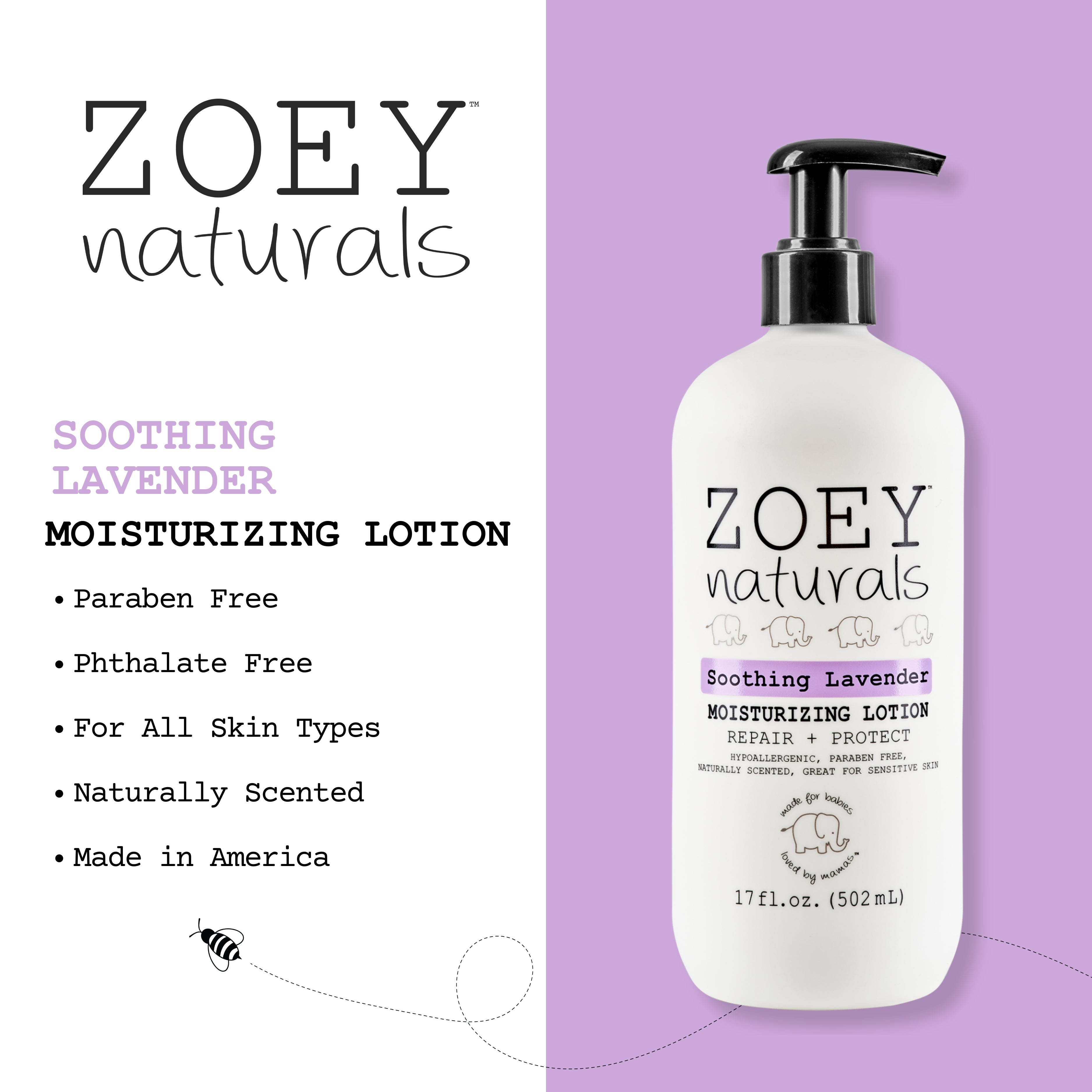 Zoey Naturals | Soothing Lavender Lotion – Absolutely Natural