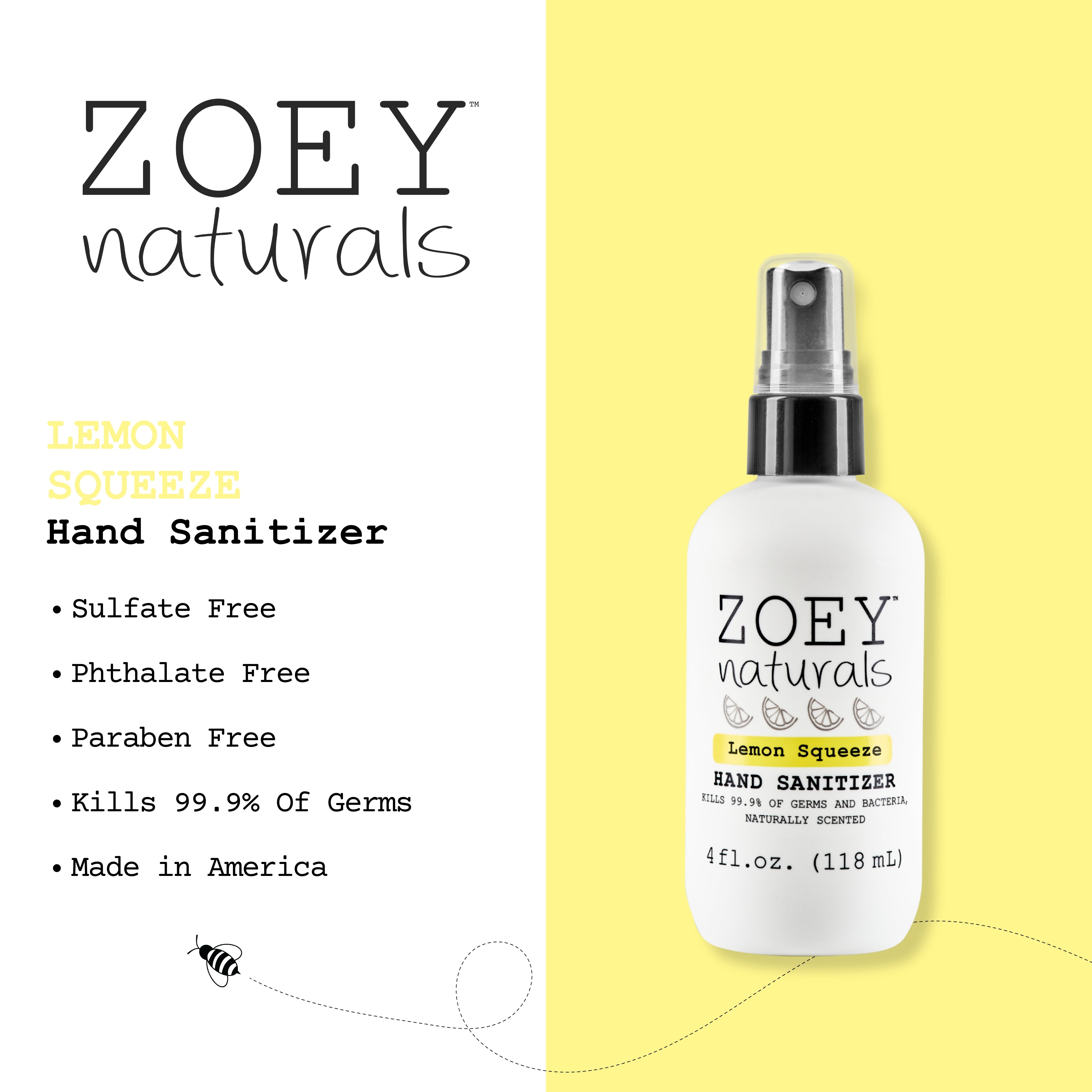 ひよこ ナノケア Zoey Naturals | Hand Sanitizer – Absolutely Natural | Healthy