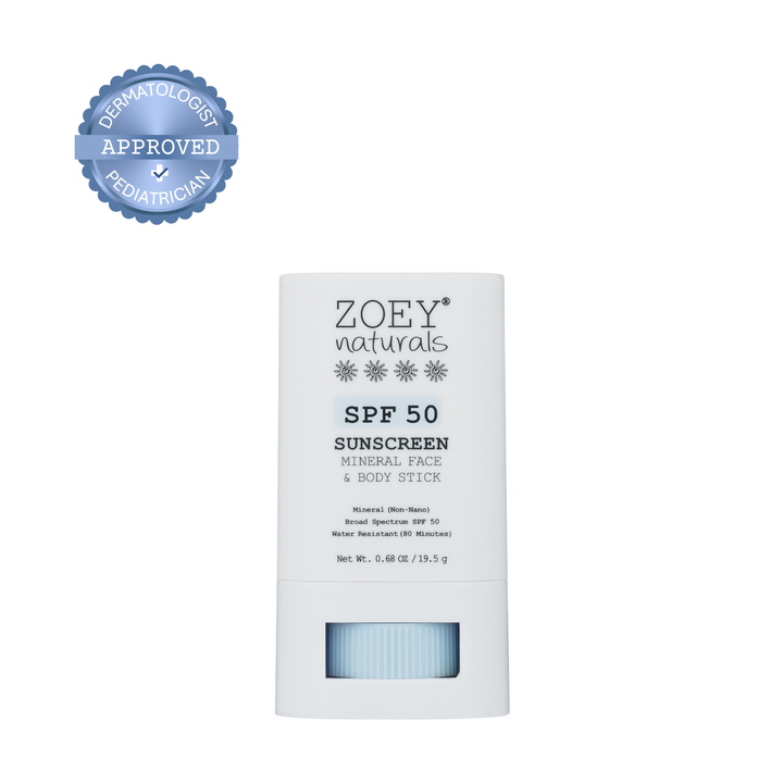 Zoey Naturals SPF 50 Mineral Sunscreen Stick