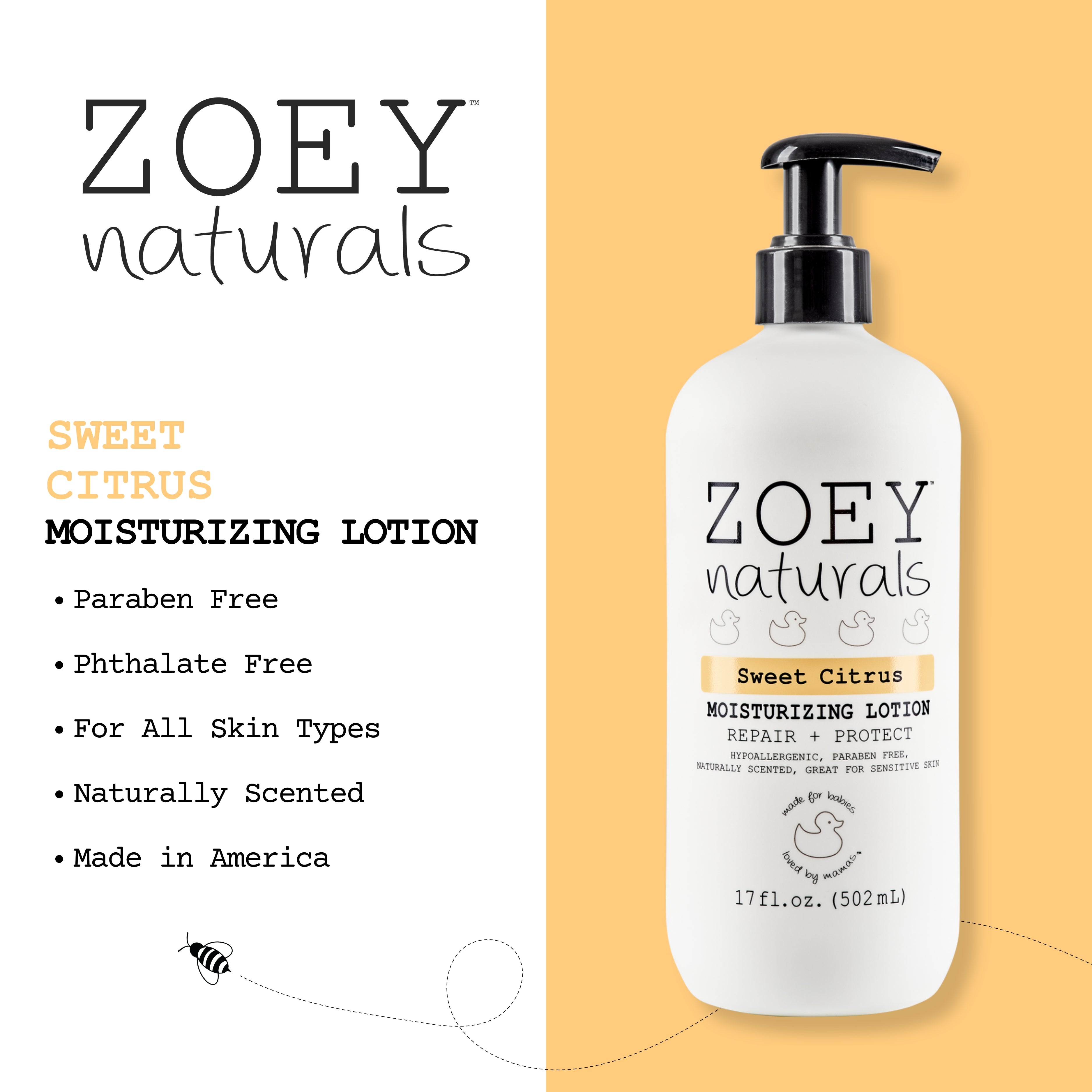 Zoey Naturals | Sweet Citrus Lotion – Absolutely Natural | Healthy